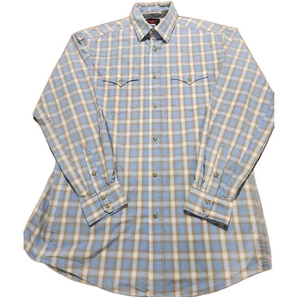 Wrangler Other - Wrangler Relentless Trevor Brazile Men's Western Pearl Snap Performance Shirt